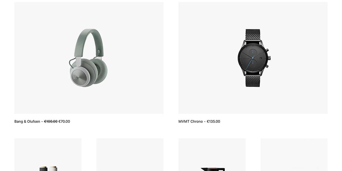 Shop minimal WooCommerce
